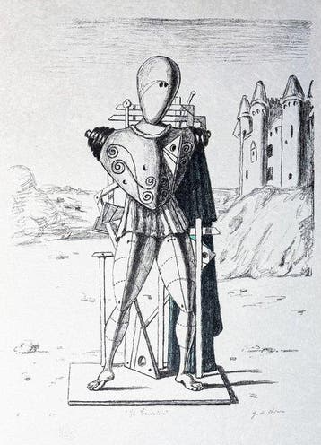 Giorgio De Chirico (1888-1978) - Il trovatore il trovatore