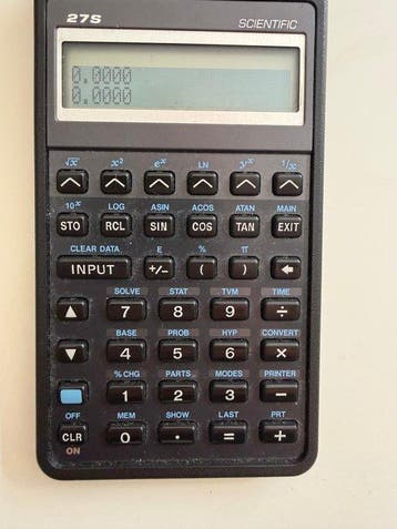 Hewlett Packard - Rekenmachine - 1980-1990 - HP-27S + harde, Nieuw