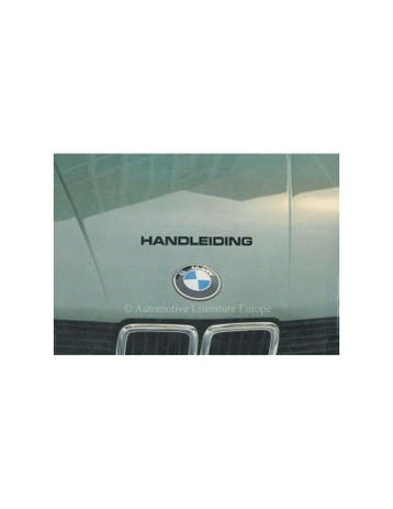 1981 BMW 5 SERIE INSTRUCTIEBOEKJE NEDERLANDS