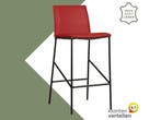 Leren barkruk Favor hoog - Toledo Ducati (rood) - Poten, Nieuw, Leer, Ophalen of Verzenden, 90 cm of meer