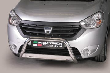 Pushbar | geschikt voor Dacia | Dokker 13- 5d mpv. | RVS rvs, Verzenden