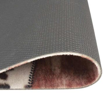 vidaXL Keukenmat wasbaar dierenhuidprint 60x180 cm fluweel, Verzenden, Nieuw