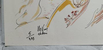 André Masson - André Masson (1896-1987) « Titre inconnu IX