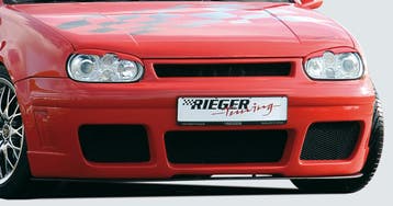 Rieger voorbumper RS-Four-Look | Golf 4: 10.97-03 - 3-drs.,, Auto-onderdelen, Verzenden, Nieuw, Volkswagen