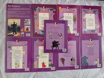 Bud Broadway 1 t/m 9 - Complete reeks SC - 9 Album, Boeken, Nieuw