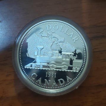 Canada. Elizabeth II. 1 Dollar 1981 (Zonder minimumprijs)