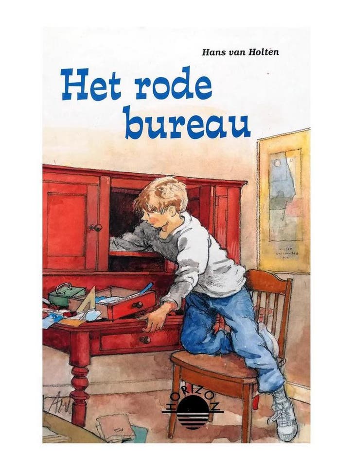 Het rode bureau / Horizon 9789029714051 Hans Van Holten, Livres, Livres pour enfants | Jeunesse | 13 ans et plus, Envoi