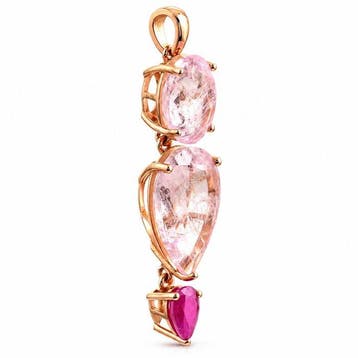 Sans prix de réserve - Pendentif - 14 carats Or rose -