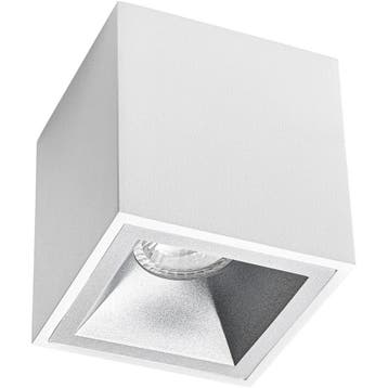 Pragmi Cliron Pro Opbouwspot GU10 - Mat Wit/Zilver Aluminium, Verzenden, Nieuw