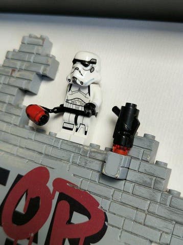 Lyssandre Saint York - STAR WARS vs STOP WARS ( wall