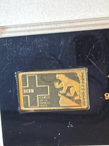 Zwitserland. Gold bar ND Bern 1/200 Oz (.999) (Zonder