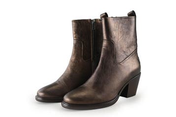 Shabbies Amsterdam Enkellaarzen in maat 39 Bruin, Kleding | Dames, Verzenden, Lage of Enkellaarzen, Zo goed als nieuw, Bruin
