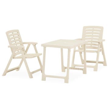 Bistroset Inklapbaar | Tweede kansje | OP = OP, Tuin en Terras, Tuinsets en Loungesets, 2 zitplaatsen, Kunststof, Verzenden, Nieuw