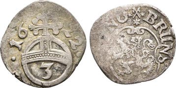 3 Pfennige 1622 Braunschweig Wolfenbuettel Friedrich Ulri..., Verzenden
