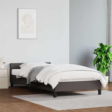 vidaXL Bedframe met hoofdeinde zonder matras 100x200 cm, Verzenden, Nieuw