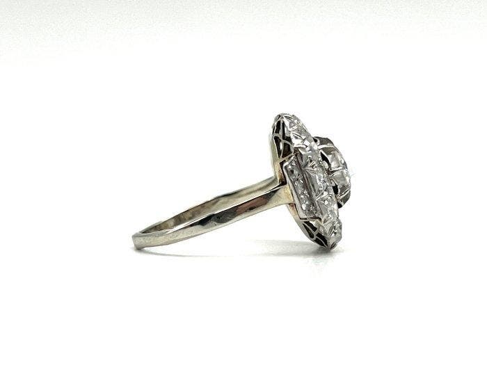 Zonder minimumprijs - Ring - 18 karaat Witgoud, Platina -, Bijoux, Sacs & Beauté, Bagues