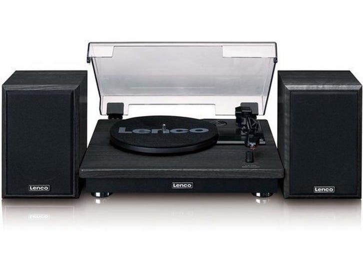 Lenco LS-100BK - Platenspeler - Bluetooth 5.3 - 2 externe, TV, Hi-fi & Vidéo, Tourne-disques, Envoi