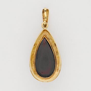 Pendentif - 14 carats Or jaune - grenade
