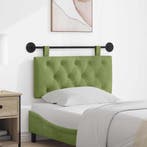 vidaXL Hangend hoofdbord Lichtgroen Fluweel, Verzenden, Nieuw