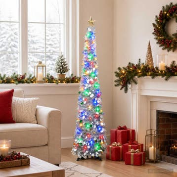 vidaXL Pop-up led-kerstboom met sterrentopper 150 cm 50, Verzenden, Nieuw