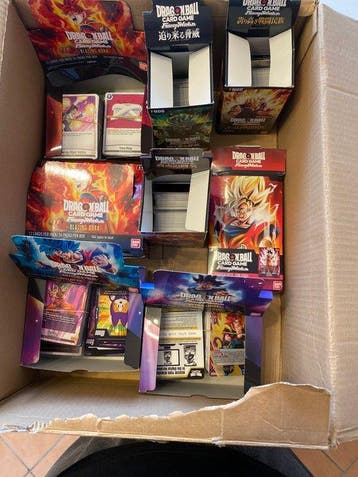 Bandai - 1500 Cartes en vrac - Dragon Ball Foil, Carte