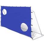 vidaXL Voetbaldoel met richtmuur hoogwaardig 240x92x150 cm, Verzenden, Nieuw