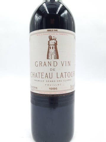 1986 Chateau Latour - Bordeaux - 1 Fles (0,75 liter), Verzamelen, Nieuw
