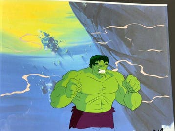 Marvel - Oorspronkelijke animatiecel van Hulk, met, Nieuw in verpakking
