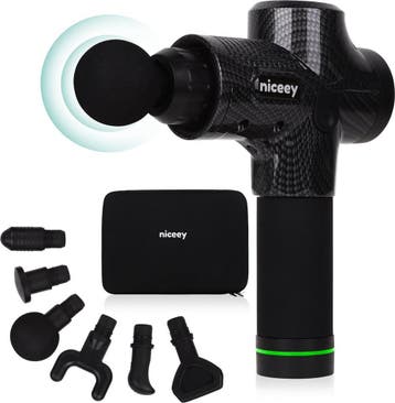 2dekans | Niceey Massage Gun Pro - 30 Standen Draadloos - 6, Sport en Fitness, Massageproducten, Ophalen of Verzenden, Nieuw