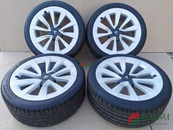 Velgen Tesla 3 19 235 40 19 Hankook Zomer 8.5JX19 ET40 5x1, Verzenden, Gebruikt