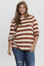 Trui HONEY ONLY Carmakoma streep maat 46/48, Verzenden, Nieuw