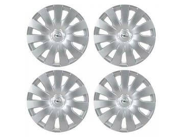 4x ORIGINELE GM Opel Wielkap Radial Cover 16 Inch ZILVER Ast, Ophalen of Verzenden