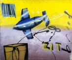 Herman Brood | Origineel Schilderij: Zit