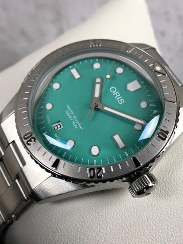 Oris - Divers Sixty Five Cotton Candy Automatic Green - 01, Nieuw