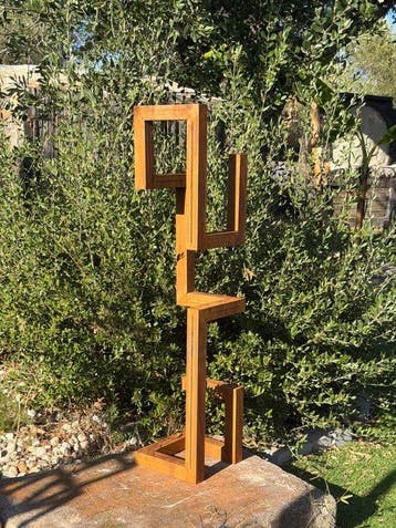 Ana Lucia B.M - Sculpture Corten - XL - No Reserve