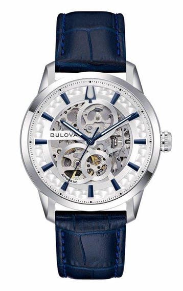 Bulova - Collezione Surveyor Automatic Skeleton Blue Edition