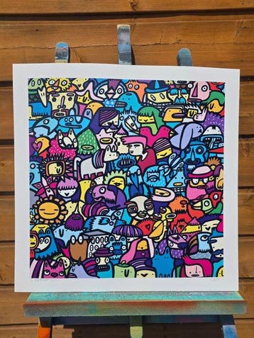Kev Munday - Big Night Out - Giclee Print - No Reserve