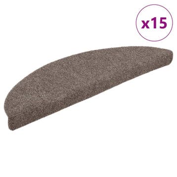 vidaXL Trapmatten zelfklevend 15 stuks 56x17x3 cm beige, Doe-het-zelf en Bouw, Verzenden, Nieuw