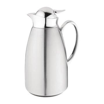 Isoleerkan RVS & Glas | 1L | 260(h) x 140(Ø)mm Olympia, Verzenden