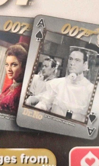 James Bond - Cartamundi - - Film rekwisiet 50e, Verzamelen, Film en Tv