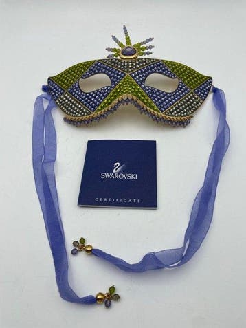 Swarovski - sculptuur, Mask yellow and purple - 1806193 -