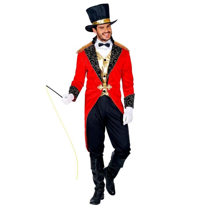 Circus Kostuum Rood Zwart Heren, Vêtements | Hommes, Costumes de carnaval & Vêtements de fête, Envoi