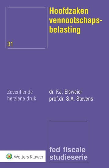 Hoofdzaken vennootschapsbelasting 9789013165814, Verzenden, Zo goed als nieuw