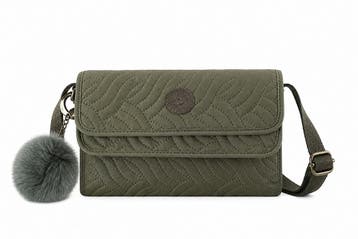Kipling Schoudertas Groen, Handtassen en Accessoires, Tassen | Damestassen, Verzenden, Zo goed als nieuw, Groen