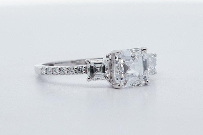Zonder minimumprijs - Ring - 14 karaat Witgoud - 2.11ct. tw., Bijoux, Sacs & Beauté, Bagues