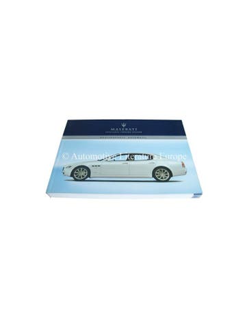 2007 MASERATI QUATTROPORTE V AUTOMATIC INSTRUCTIEBOEKJE