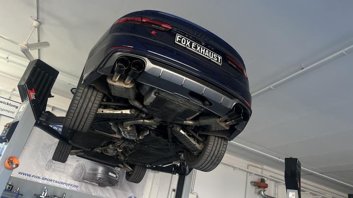 FOX Audi S4/ S5 - B9 einddemper rechts/links met uitlaatklep, Auto-onderdelen, Uitlaatsystemen, Nieuw, Verzenden