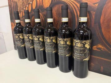 2020 Modero - Barolo - 6 Flessen (0.75 liter), Verzamelen, Nieuw