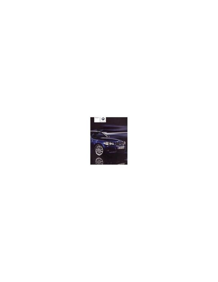 2008 BMW 1 SERIE INSTRUCTIEBOEKJE DUITS, Autos : Divers, Modes d'emploi & Notices d'utilisation, Enlèvement ou Envoi