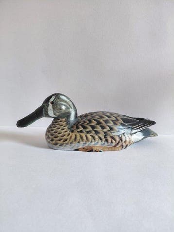 Lokeend - Période 1950-1970, peint main, sculpture 25 cm,, Antiquités & Art